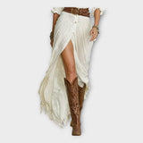 Adéla – Dlouhé Šaty s Bohémskou Elegancí