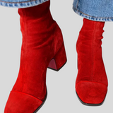 Ava – Elegantní Kozačky Na Podpatku