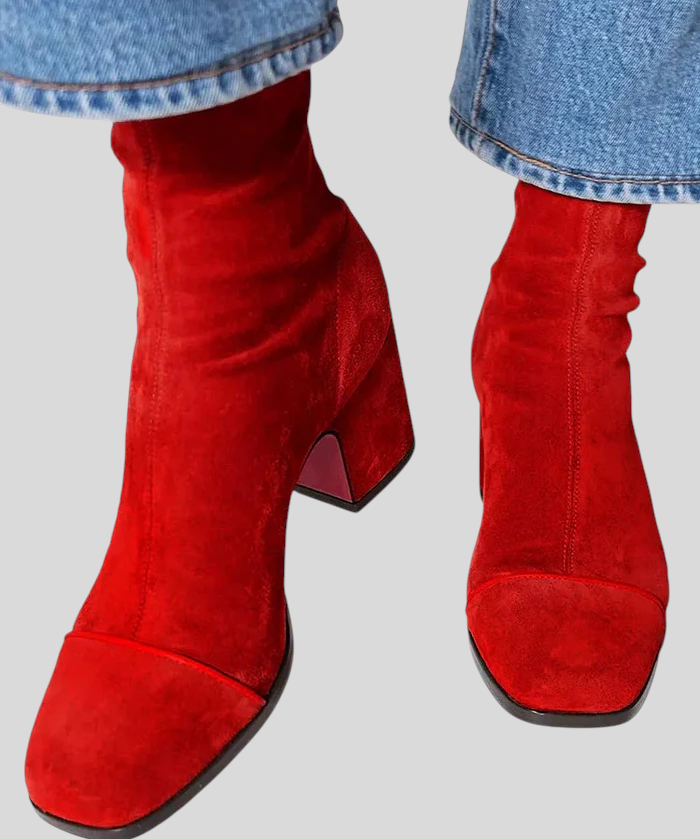 Ava – Elegantní Kozačky Na Podpatku