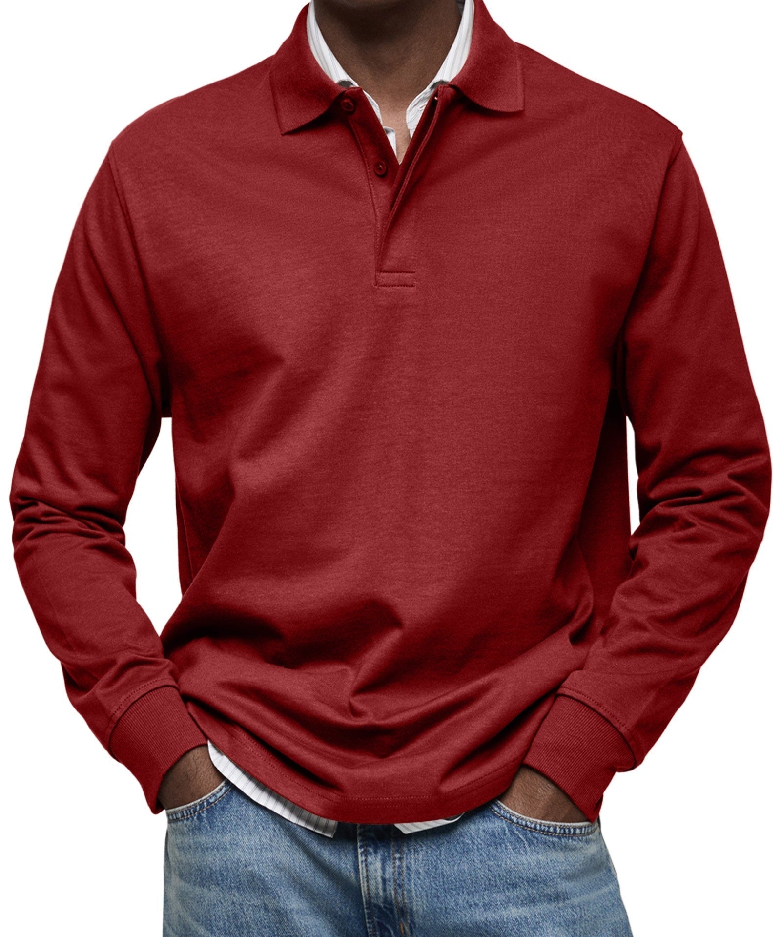 Matyáš – Luxusní Polo s Dlouhými Rukávy