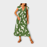 Adéla – Dlouhé Šaty s Uměleckým Vzorem