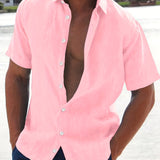 Tomáš – Krátký Rukáv Košile pro Muže