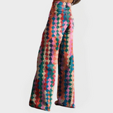 Tereza – Barevné Džíny s Širokými Nohavicemi pro Moderní Vzhledy