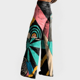 Adéla – Pohodlné Umělecké Džíny s Motivem