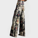 Adéla – Stylové Pohodlné Džíny s Širokými Nohavicemi