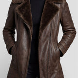 Victoria – Kožená Bunda S Beránkovou Podšívkou