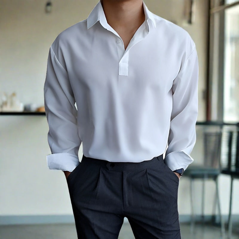 Tomáš – Pánské Polo Tričko s Dlouhým Rukávem