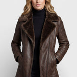 Victoria – Kožená Bunda S Beránkovou Podšívkou