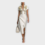 Adéla – Šaty s Rafinovanými Vyšívanými Detaily