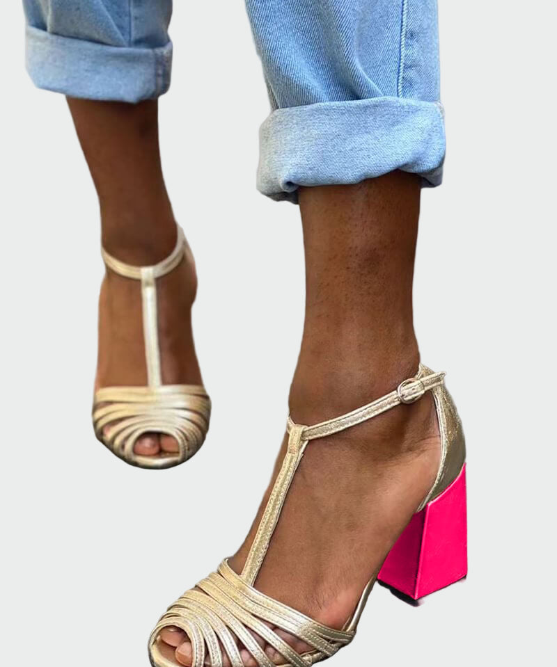 Adéla – Elegantní Sandály s T-páskem