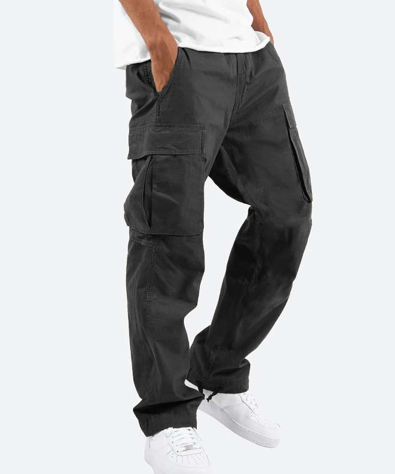 Tomáš – Pánské Cargo Kalhoty s Volným Střihem – Volnočasové a Pracovní Kalhoty