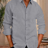 Tomáš – Pánská Košile s Dlouhým Rukávem