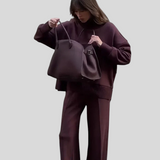 Serena – Sladěná Mikina A Tepláková Souprava S Volným Střihem