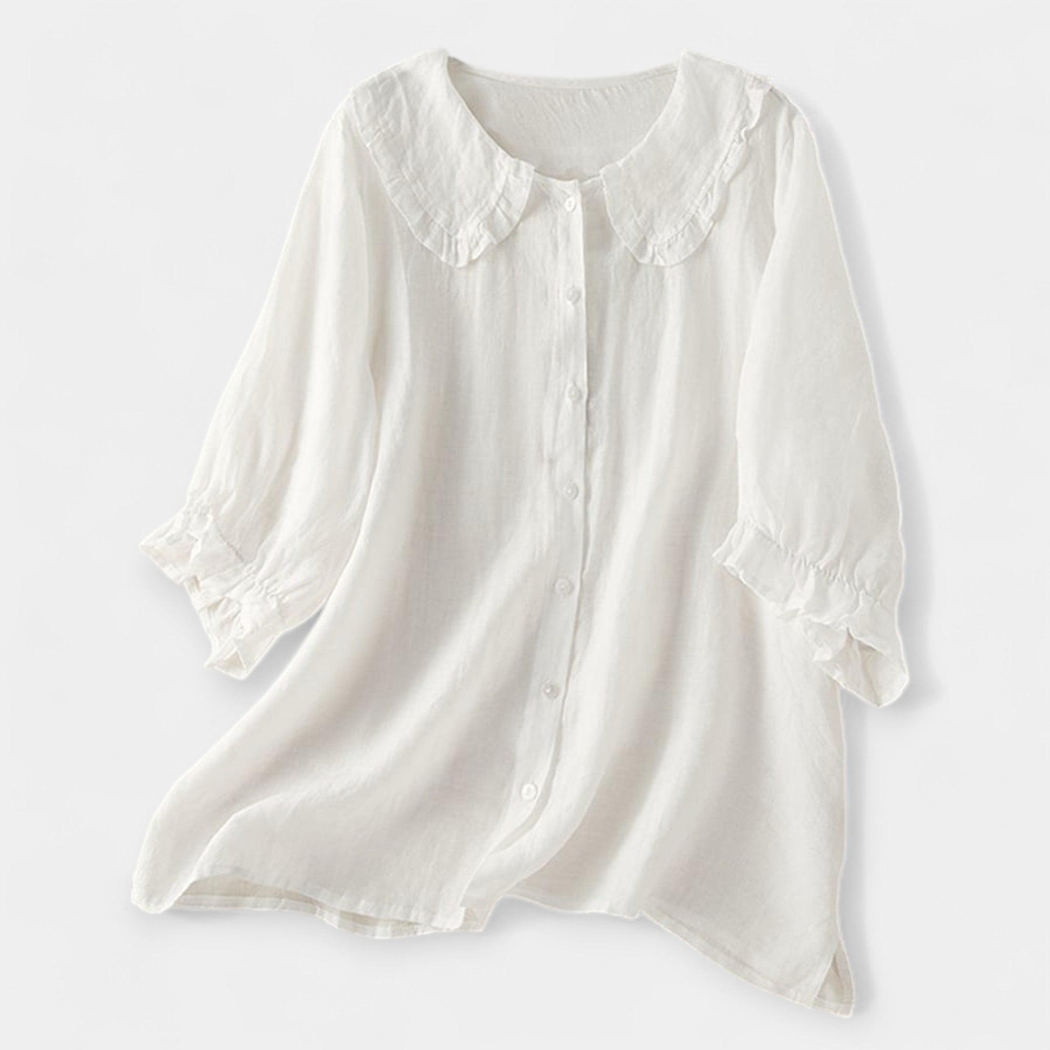 Adéla – Halenka s Pruhy a Ozdobným Límcem