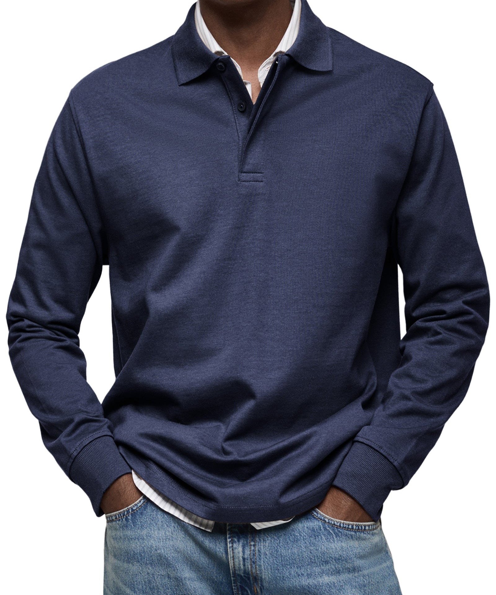 Matyáš – Luxusní Polo s Dlouhými Rukávy