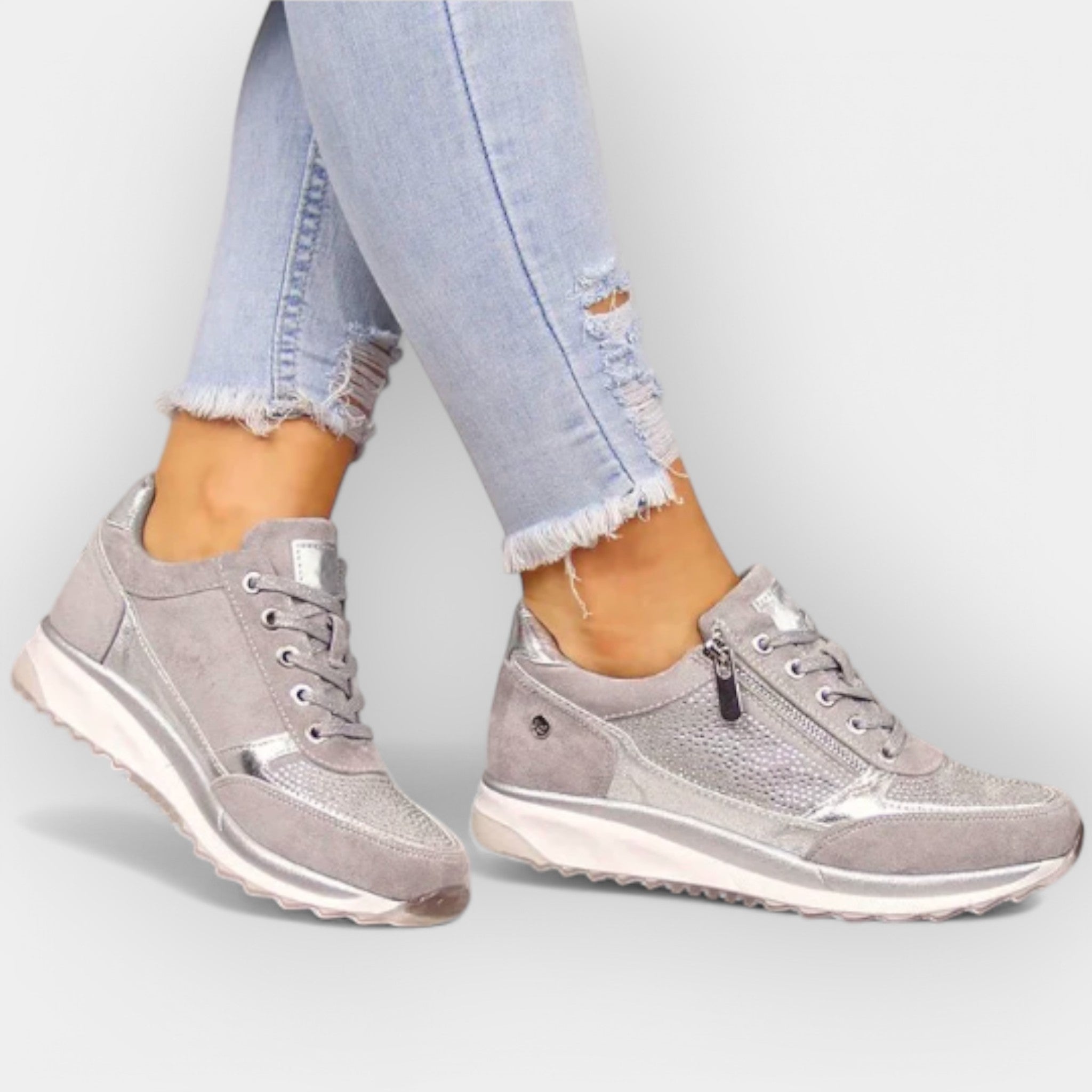 Adéla – Anatomické Sneakers s Uzavřením na Zip