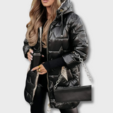 Adéla – Elegantní Zimní Kabát s Kapucí