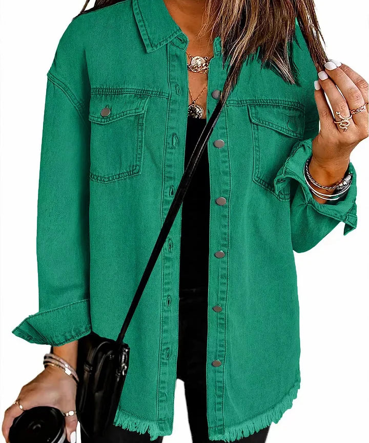 Karolína – Klasická Každodenní Džínová Bunda