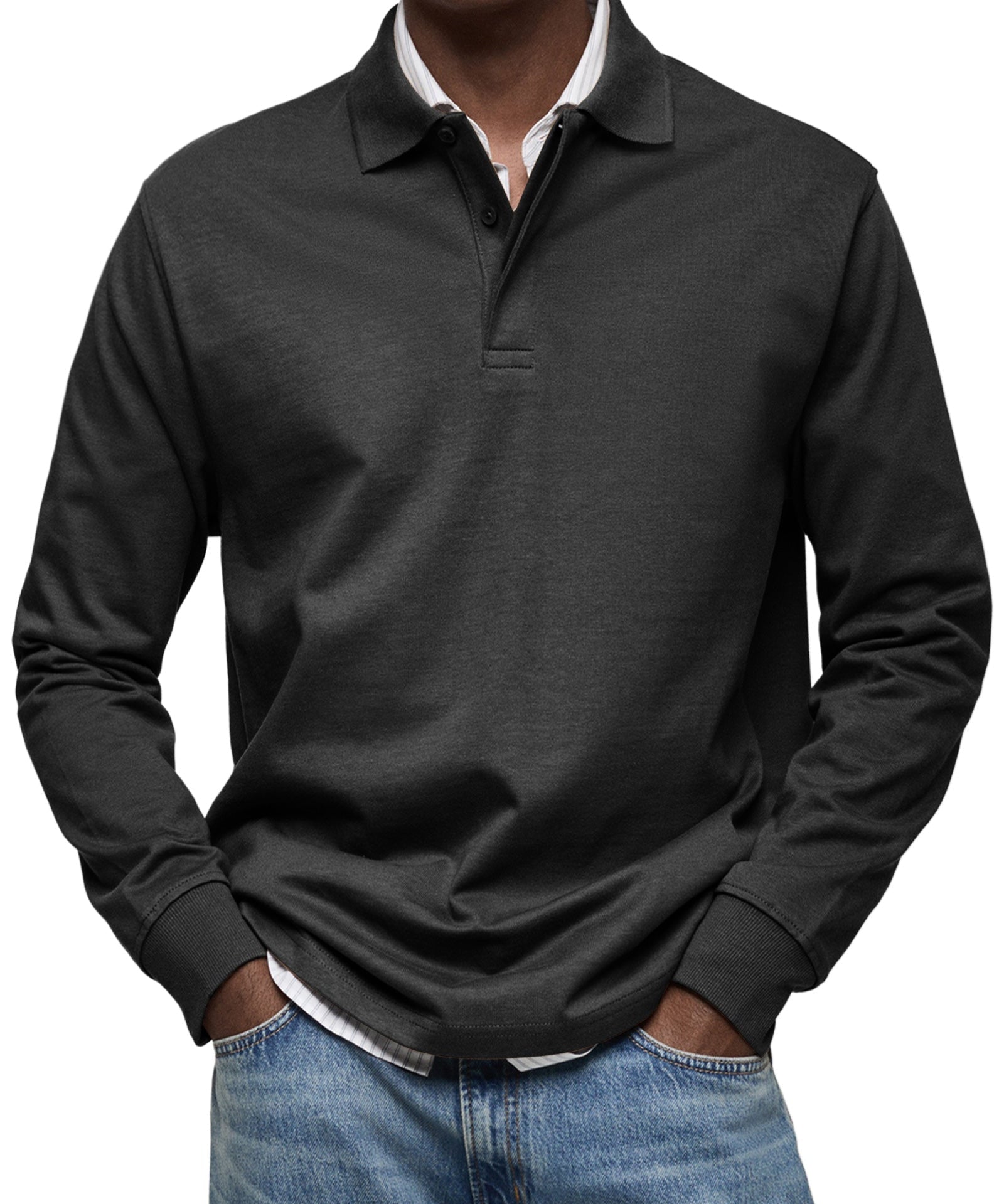 Matyáš – Luxusní Polo s Dlouhými Rukávy