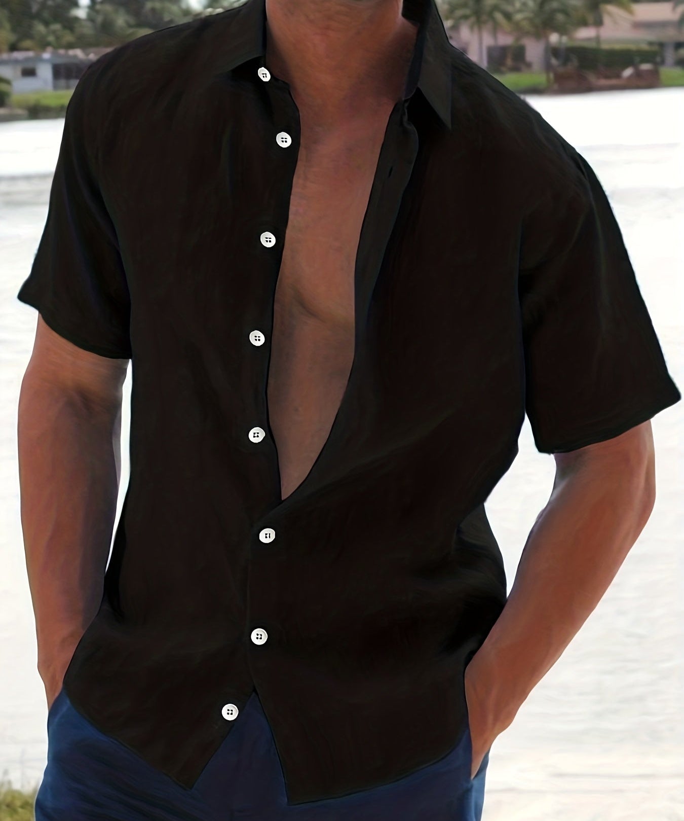 Tomáš – Krátký Rukáv Košile pro Muže