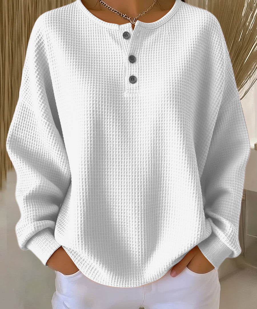 Anna – Casual Svetřík s Límcem