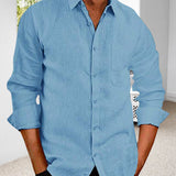 Tomáš – Pánská Košile s Dlouhým Rukávem