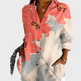 Adéla – Bavlněná Blůza s Květinovým Vzorem