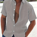Tomáš – Krátký Rukáv Košile pro Muže