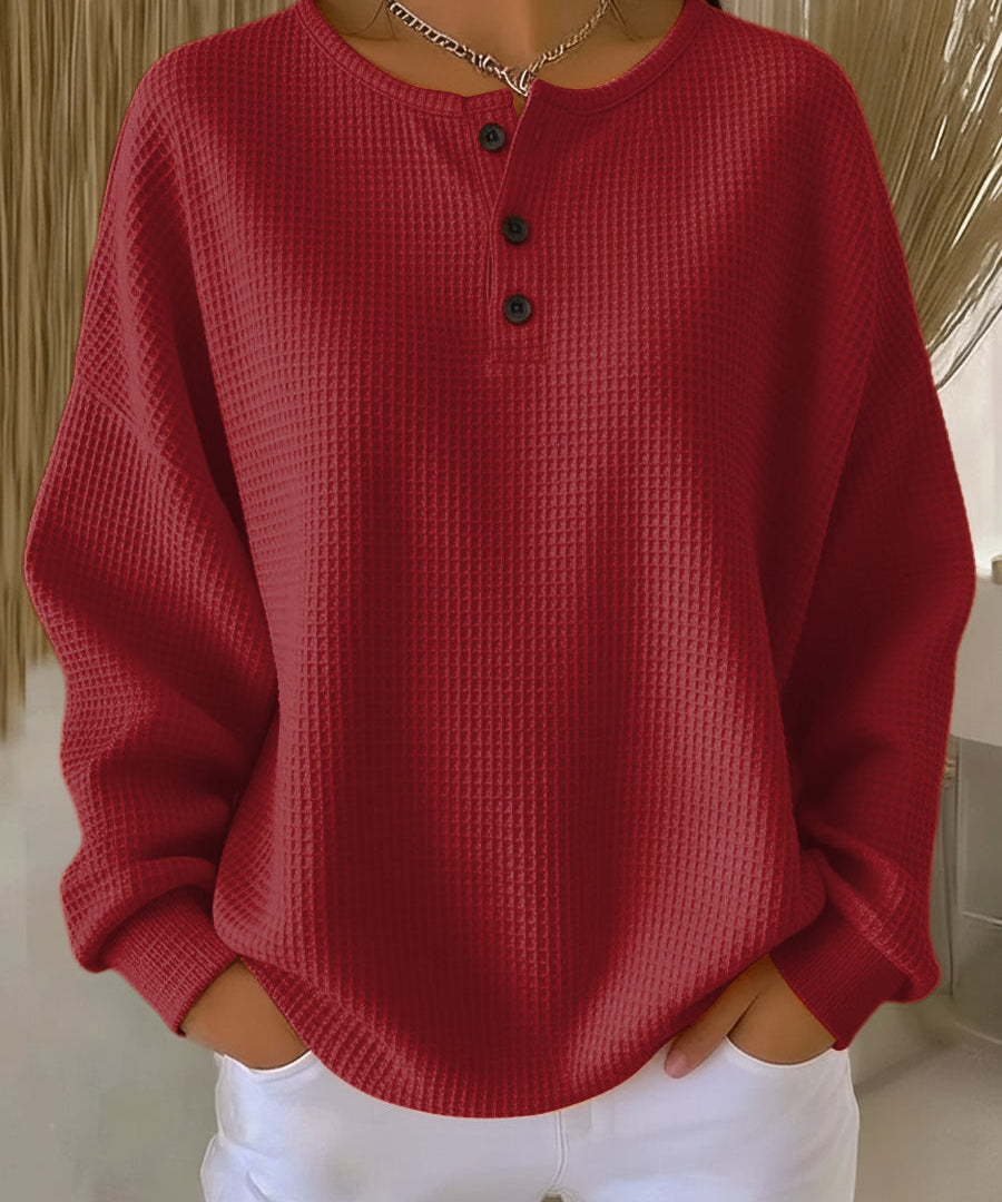 Anna – Casual Svetřík s Límcem