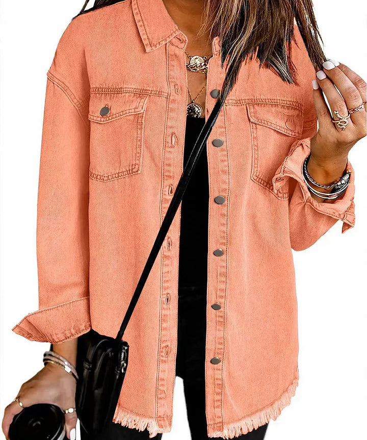 Karolína – Klasická Každodenní Džínová Bunda