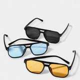 Adéla – Čtvercové Brýle s Nýty