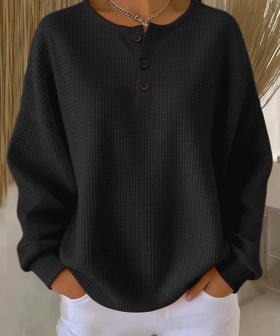 Anna – Casual Svetřík s Límcem