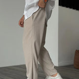 Tomáš – Pánské Relax Fit Plisované Kalhoty – Elegantní a Pohodlný Každodenní a Business Styl