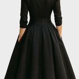 Lina – Saténové Midi Šaty