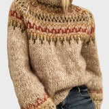 Adéla – Pletený Rolák s Kulatým Výstřihem