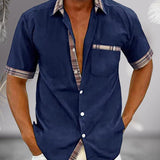 Tomáš – Klasická Pánská Košile s Krátkým Rukávem