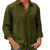 Tomáš – Pánská Volnočasová Košile s Dlouhým Rukávem