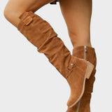 Lina – Elegantní Pohodlné Teplé Kožené Boty pro Ženy