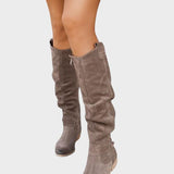 Lina – Elegantní Pohodlné Teplé Kožené Boty pro Ženy