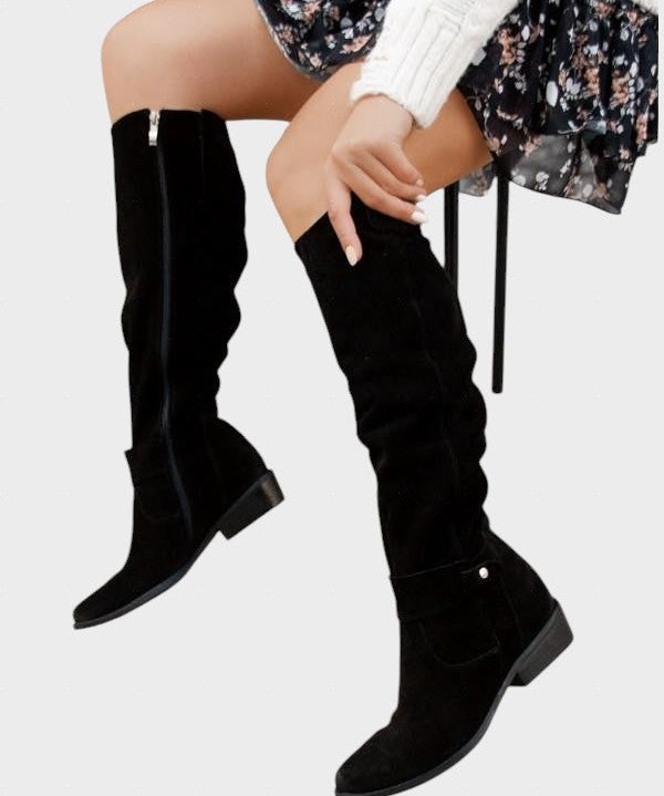 Lina – Elegantní Pohodlné Teplé Kožené Boty pro Ženy