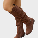 Lina – Elegantní Pohodlné Teplé Kožené Boty pro Ženy