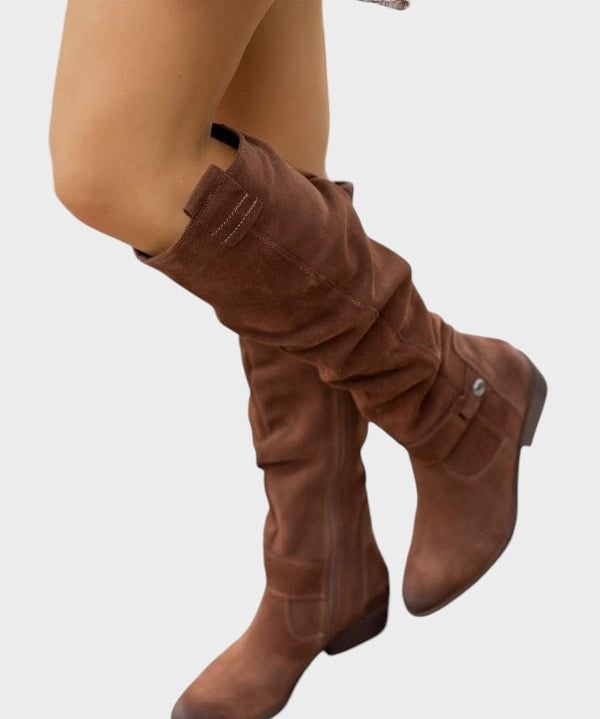 Lina – Elegantní Pohodlné Teplé Kožené Boty pro Ženy