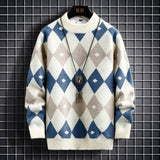 Tomáš – Pánský Svetr s Diamantovým Vzorem