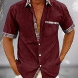 Tomáš – Klasická Pánská Košile s Krátkým Rukávem
