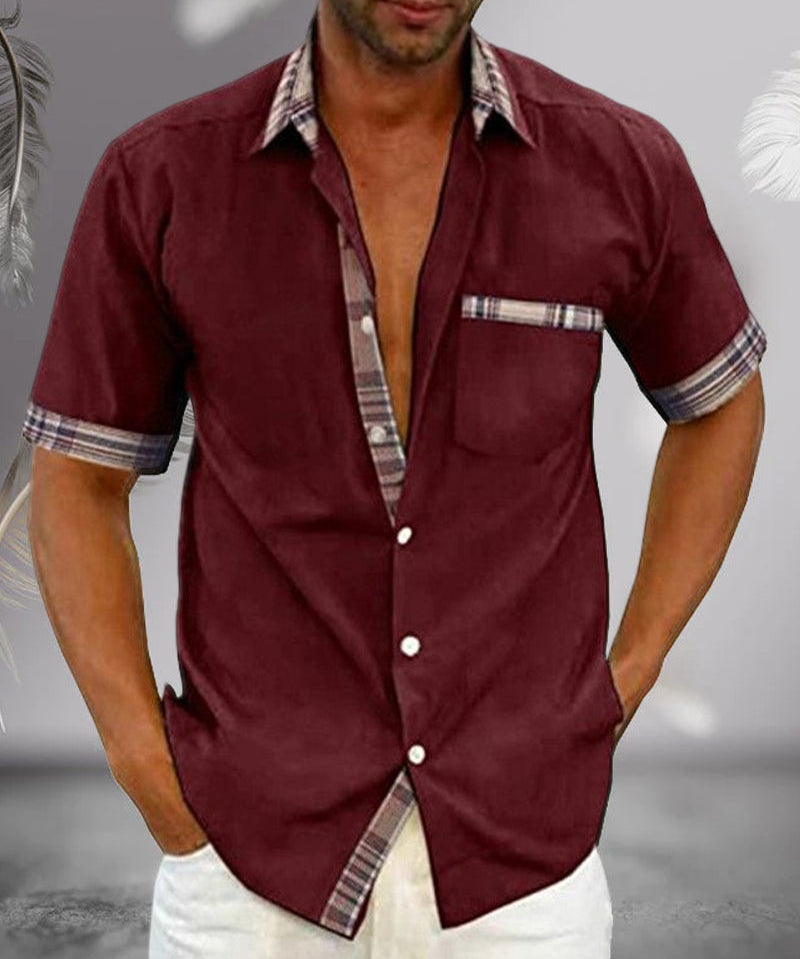 Tomáš – Klasická Pánská Košile s Krátkým Rukávem