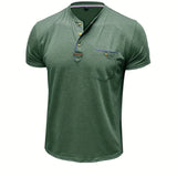 Tomáš – Měkké Základní Tričko s Kapsou na Prsou pro Muže