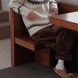 Tomáš – Vintage Kulatý Svetr pro Muže