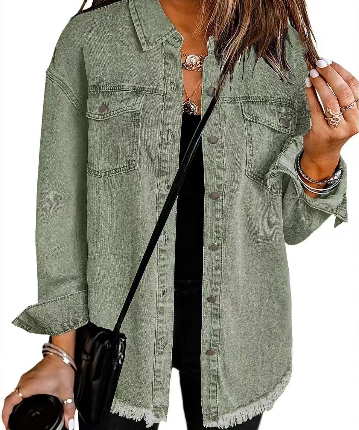 Karolína – Klasická Každodenní Džínová Bunda