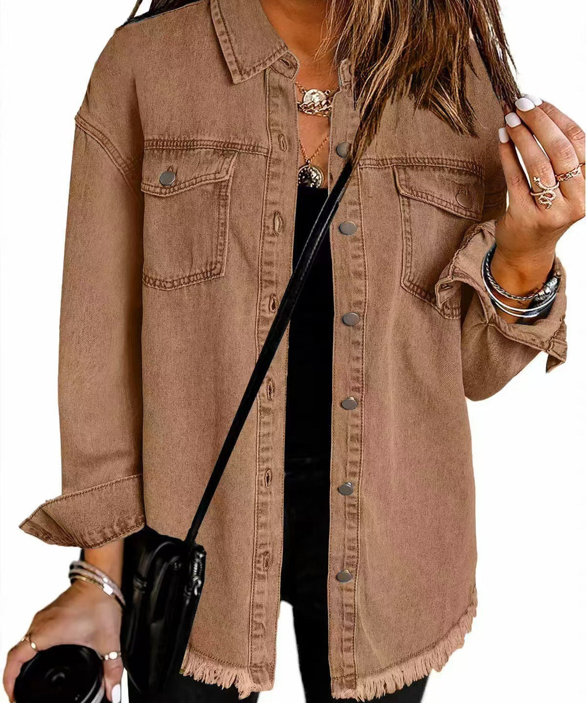 Karolína – Klasická Každodenní Džínová Bunda