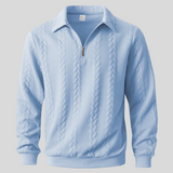 Simone – Elegantní Pletené Polo S Krátkým Zipem